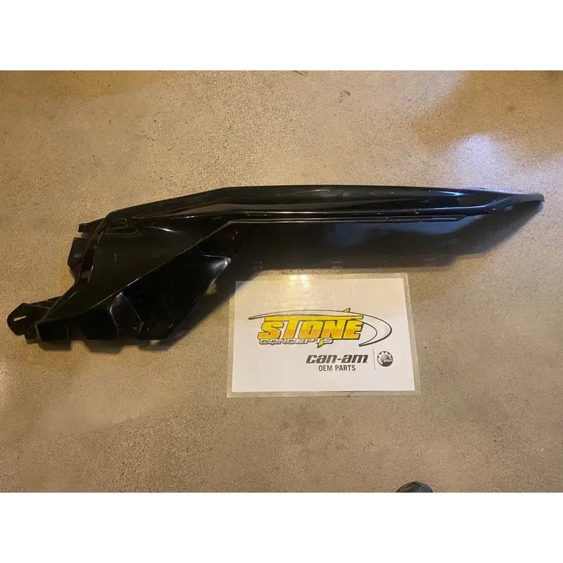 BLACK Can Am Maverick X3 Rear Left Drivers Side Fender Mud Guard Flare Plastic