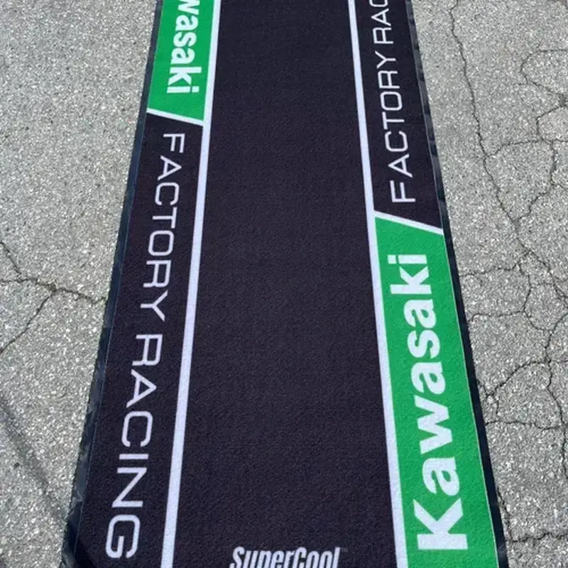 SuperCool Kawasaki Factory Racing Mats - Large
