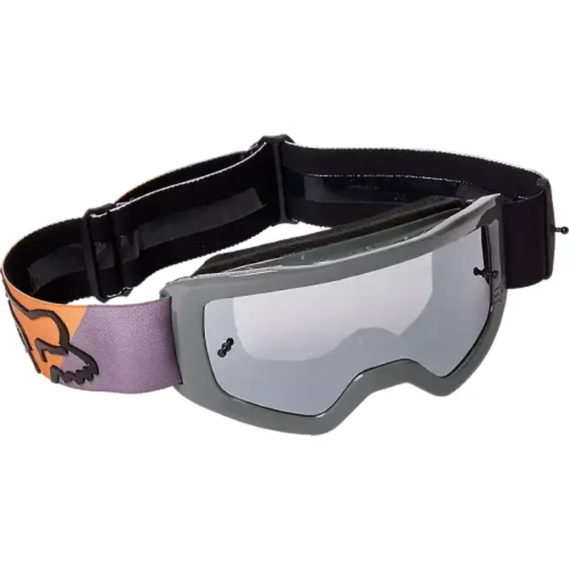 Fox Racing Youth Main Skew Mirrored Lens Goggles (Black/Gold)