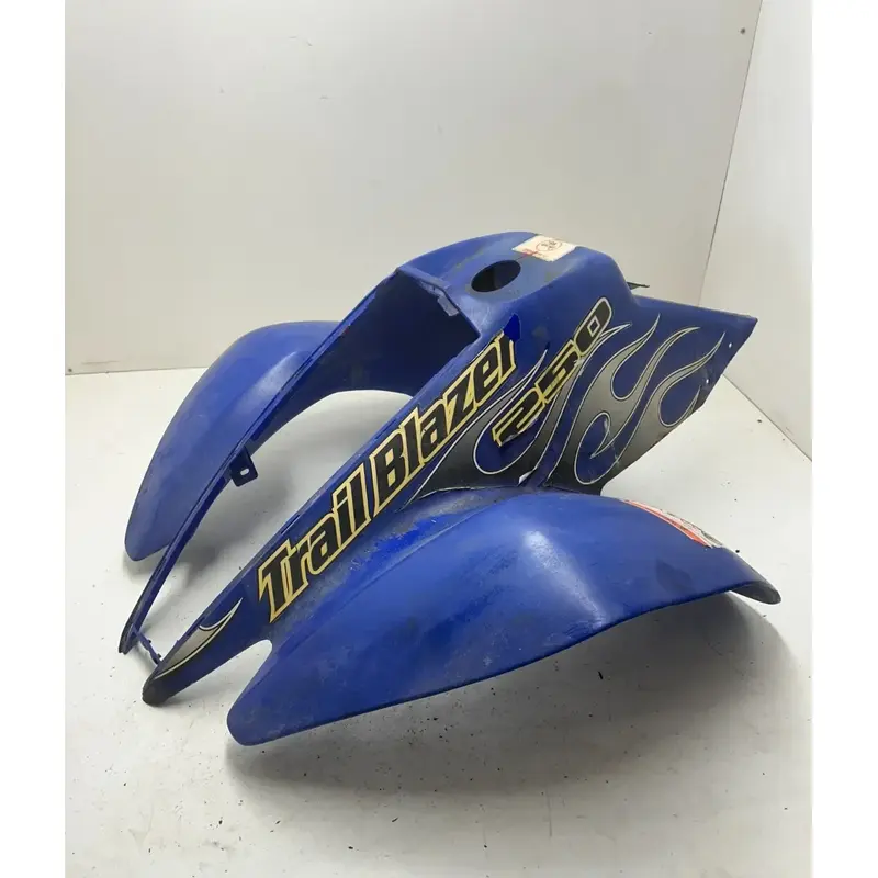04 2004 Polaris Trailblazer 250 2x4 OEM Blue Front Fender Plastic Body Cover Gua