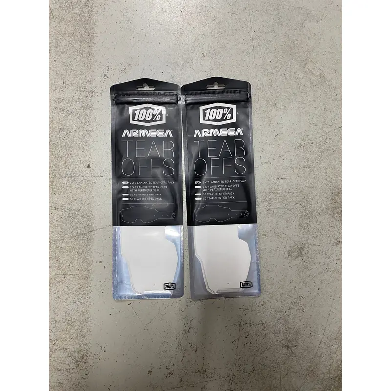 2 Packs 100% Armega Laminated Tearoffs 