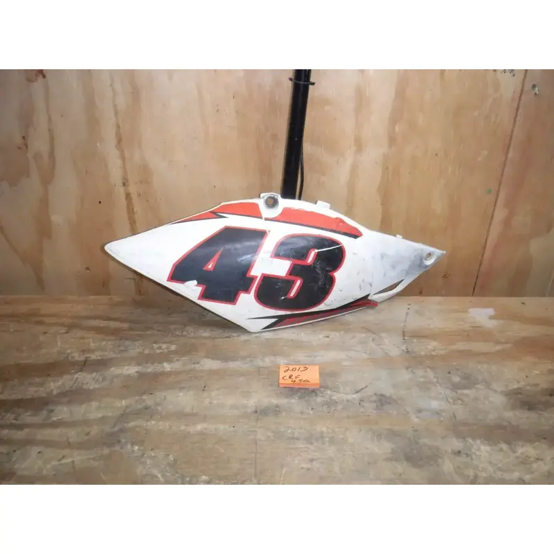 2013 CRF450r (M17) Right Side rear Number Plate Plastic