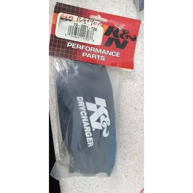 K&N YA-6601-TDK BLACK DRYCHARGER FILTER WRAP