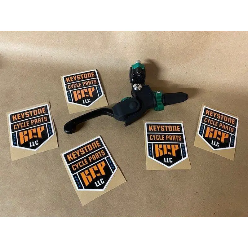 Piranha Elite Pro Front Brake Lever/Perch Assembly Green - Drum Brakes