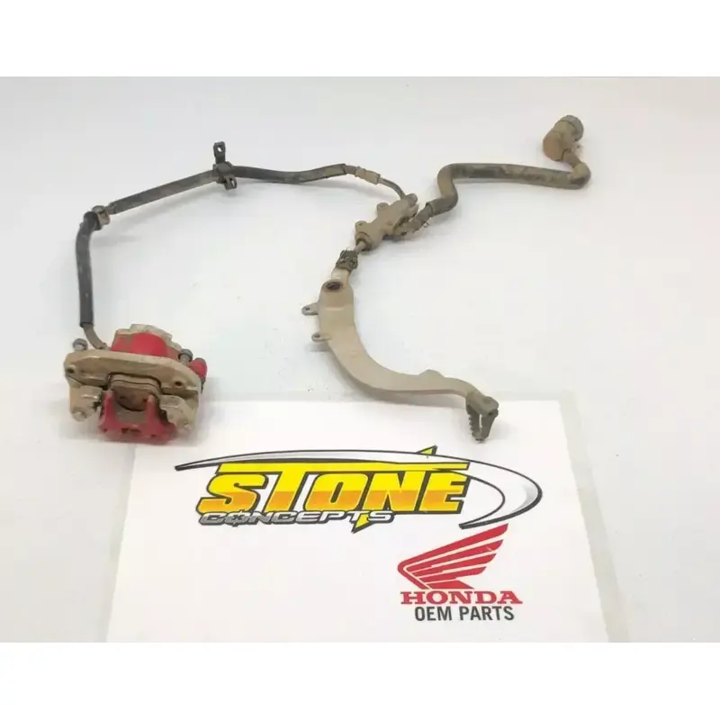 OEM Honda 04-14 TRX450R TRX450ER Rear Brake Caliper Master Cylinder Pedal Line
