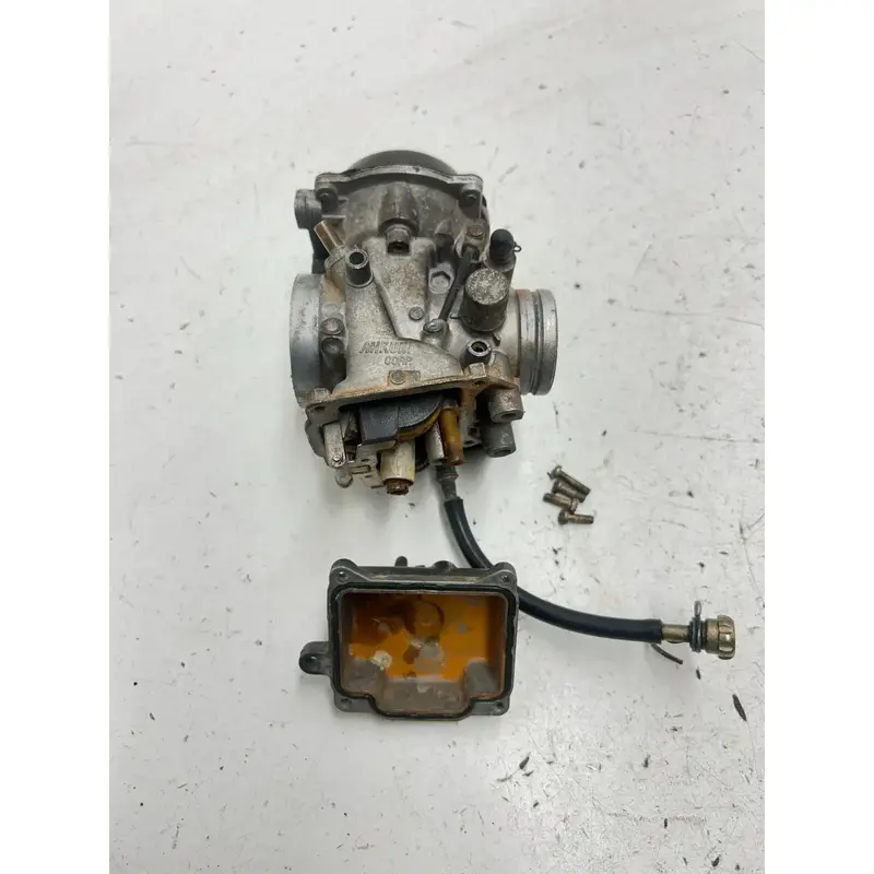 97 1997 Arctic Cat Bearcat 454 4x4 OEM Carb Carburetor Bowl Float Jet Slide Cap
