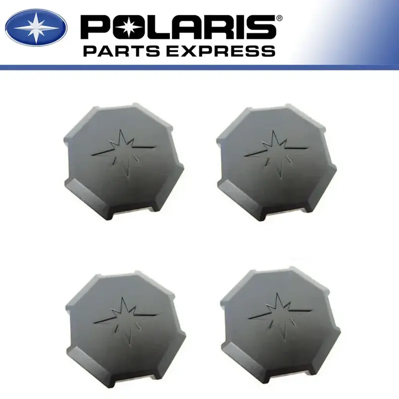 POLARIS BLACK RIM WHEEL CAPS 4 PACK  RZR XP 4 900 1000 1522216-655 OEM OEM NEW