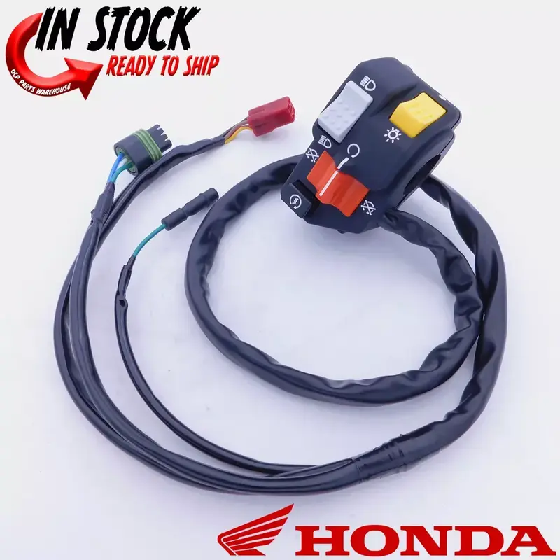 New Genuine Honda Left Switch Assembly Lighting Start Stop 2001-05 TRX250 EX OEM