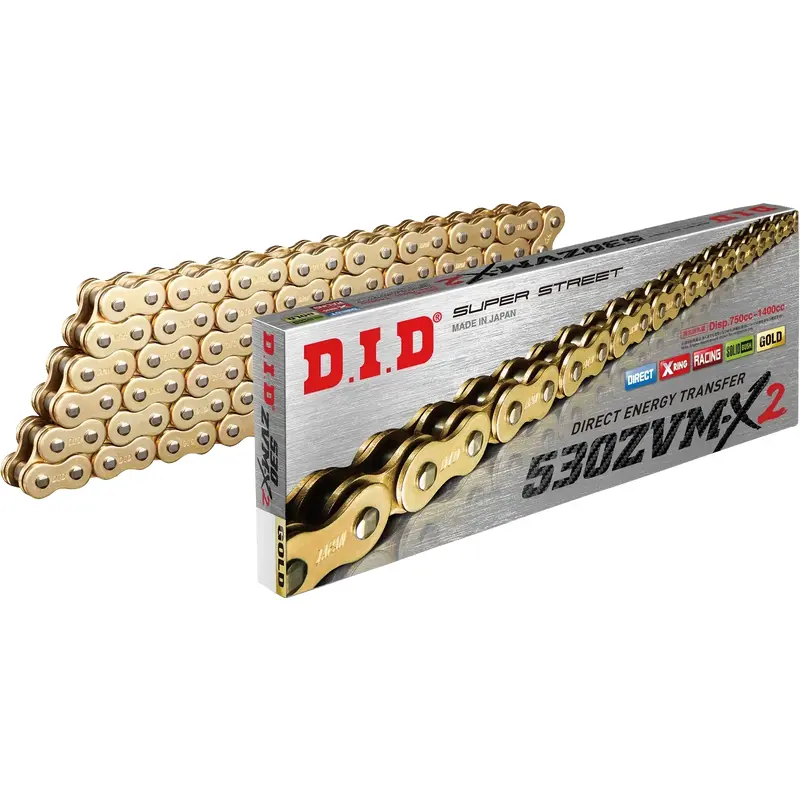 DID Fits 530 ZVM-X2 - Drive Chain - 120 Links - Gold M530ZVMX2G120