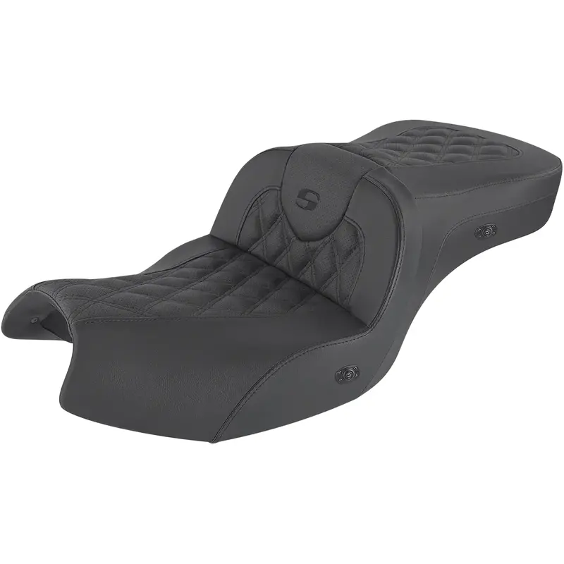 SADDLEMEN Heated Roadsofa* Fits Seat - Lattice Stitch - W/o Backrest - GL