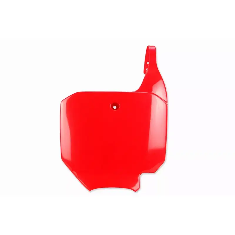 UFO Red Front Number Plate for CR85R, CRF150R, CRF150R Expert