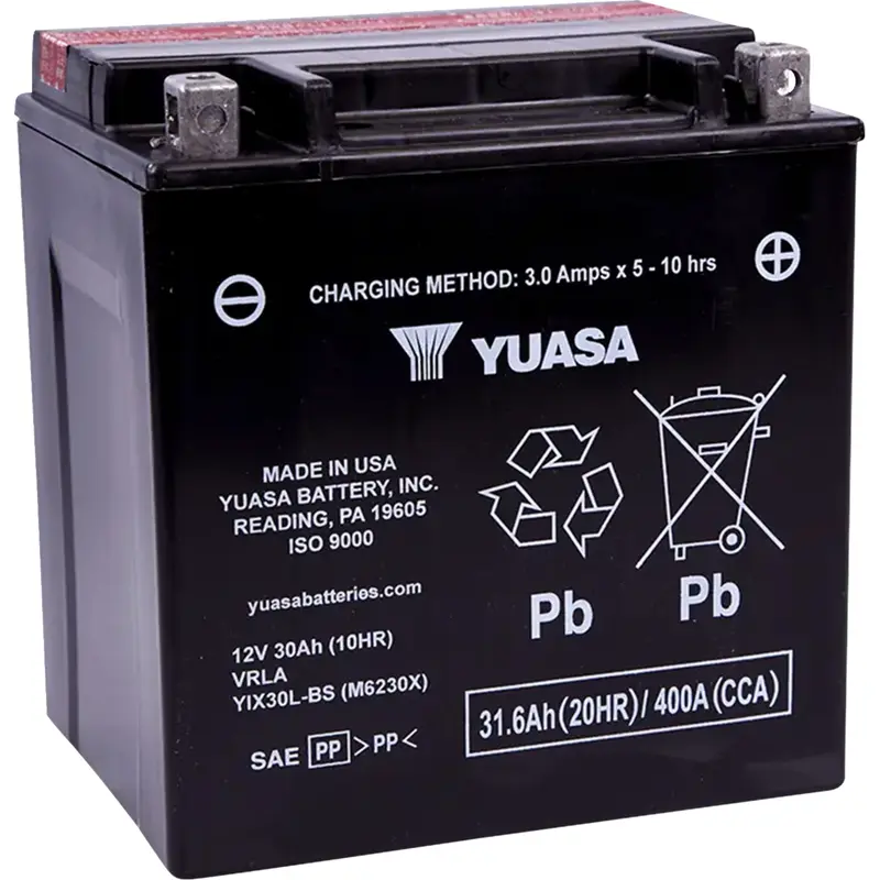 Yuasa YIX30L-BS AGM Battery