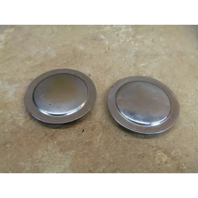 Yamaha 650 XJ TURBO XJ650 Used Rear Chrome Swingarm Caps Covers 1983 YB74