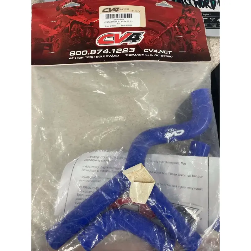 CV4 Rad Hose Kit 06 450sx Blue MBC050BLU