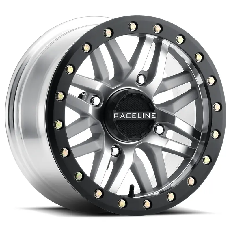 RACELINE RYNO BDLK WHEEL 15X7 4/156 5 2 ( 10MM) BLK/AS CAST