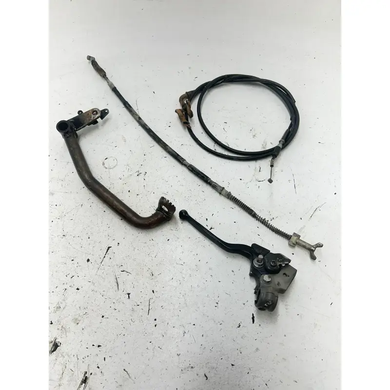 03 2003 Honda Foreman 450 TRX450FM OEM Rear Foot Hand Brake Cable Rod Perch READ