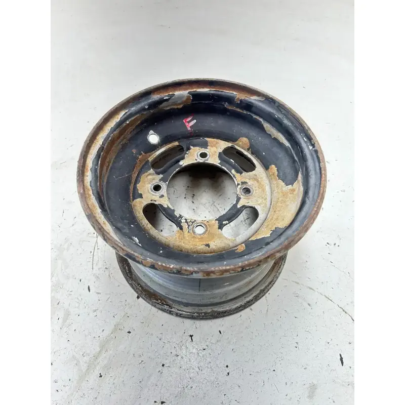 02 2002 Kawasaki Bayou 220 KLF220 2x4 OEM STRAIGHT GOOD Front Wheel Rim 9 X 6