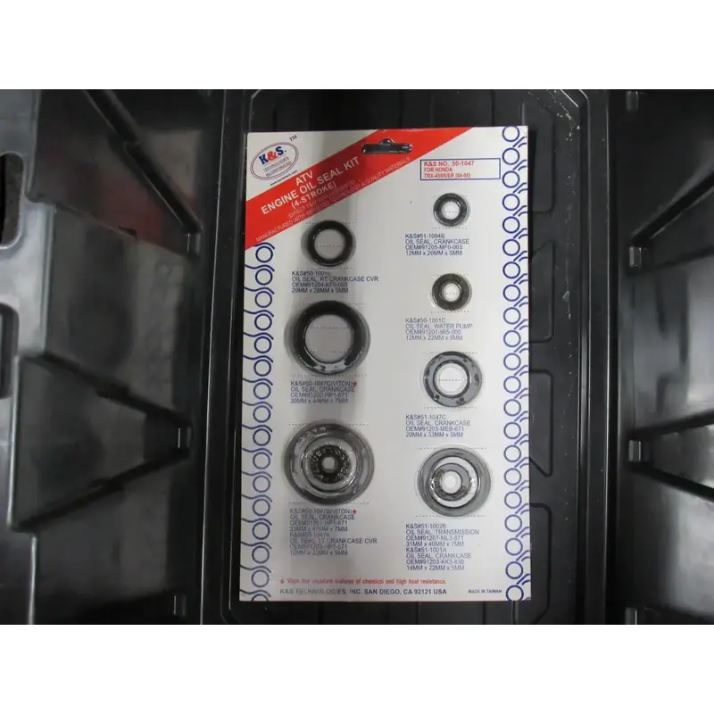04-05 TRX450 R/ER K&S ENGINE OIL SEAL KIT PART # 50-1047