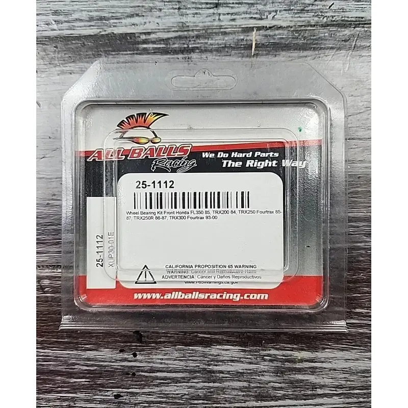 All Balls Wheel Bearing Kit 25-1112 Front Honda FL350 TRX200 TRX250 TRX250R