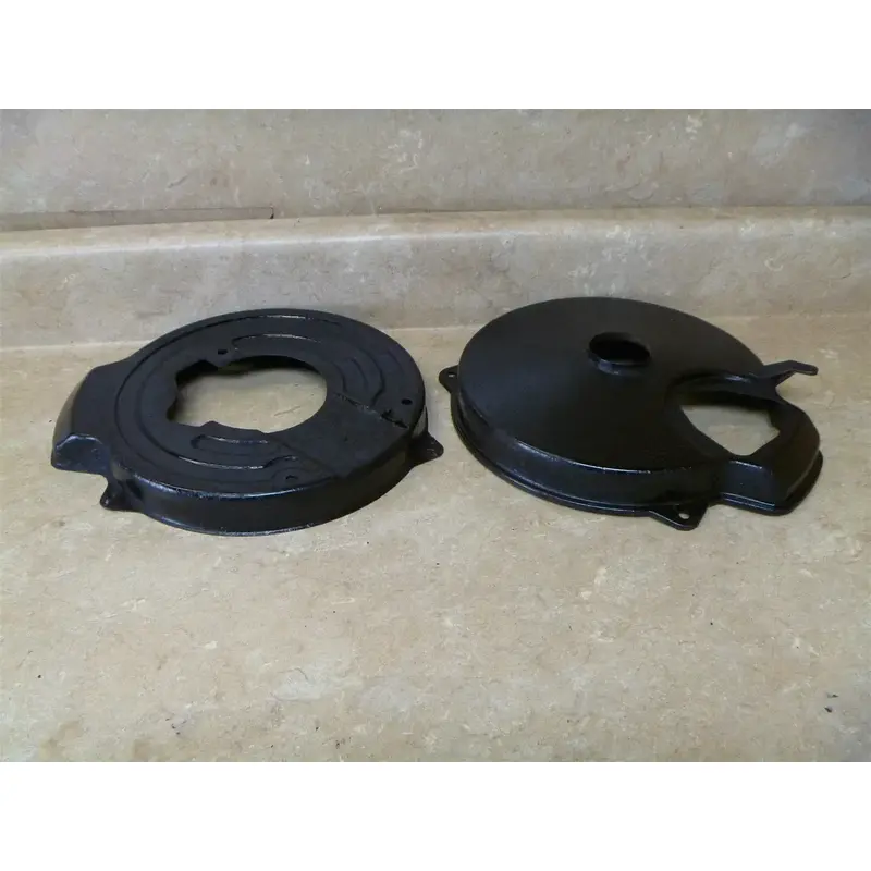 Yamaha 350 YFM MOTO-4 YFM350 Used Original Rear Disk Cover Pair 1992 #YB23