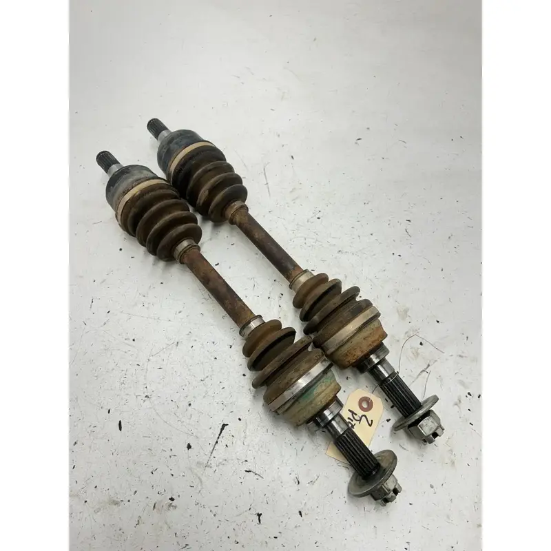 97 1997 Kawasaki Prairie 400 KVF400a 4x4 OEM GOOD! Front Axle Shaft L R CV Drive