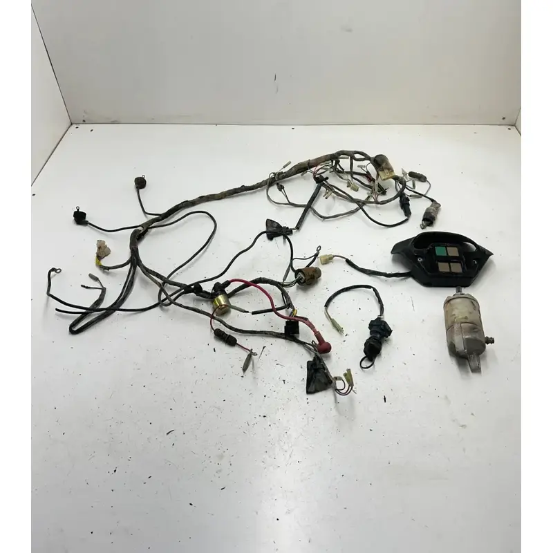 97 1997 Kawasaki Prairie 400 KVF400a 4x4 OEM Wiring Harness Starter Bar Pad Loom