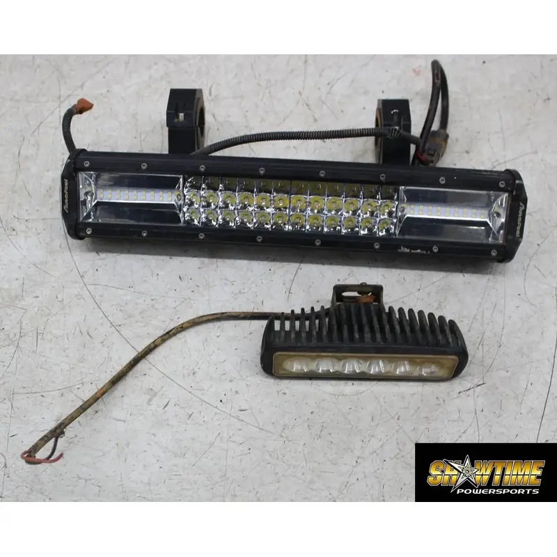 06 KAWASAKI BRUTE FORCE 650 KVF650 FRONT REAR LIGHT BAR LIGHTBAR PAIR