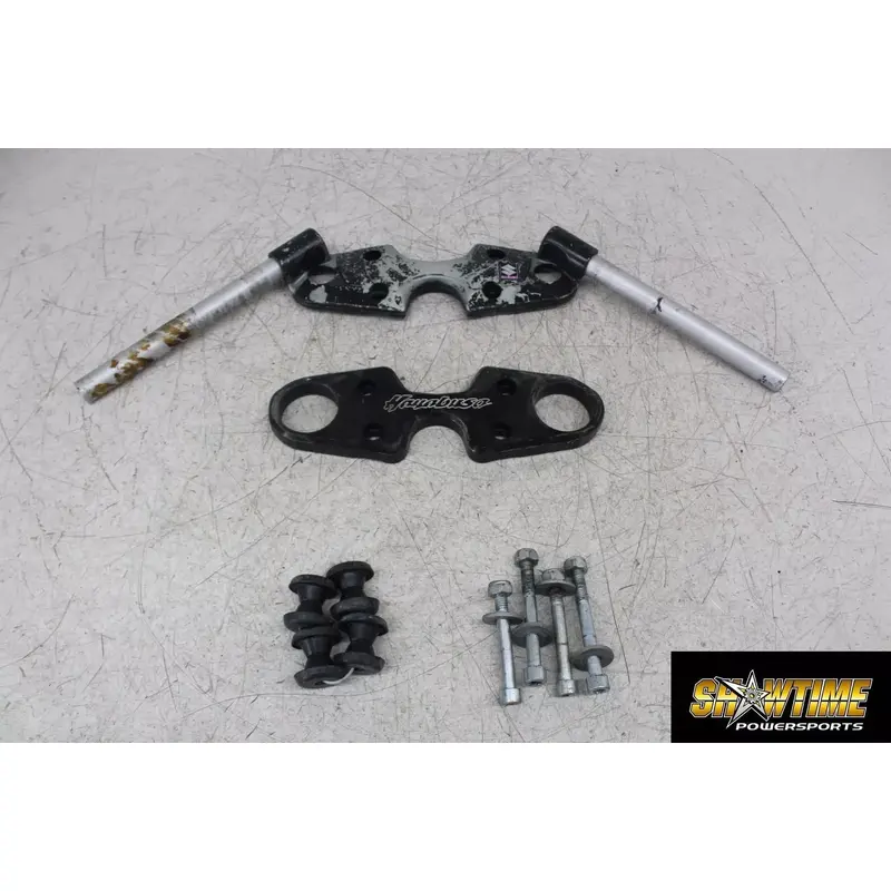 08-20 SUZUKI HAYABUSA GSX1300 UPPER LOWER TRIPLE TREE CLAMP W CLIP ONS