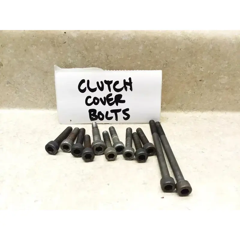 1984 Yamaha TT600 TT 600 Engine Clutch Cover Bolt Lot PJ-3