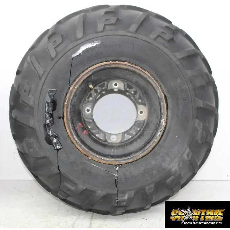 02 POLARIS SPORTSMAN 400 RIGHT REAR BACK WHEEL RIM (SEE DESCP)
