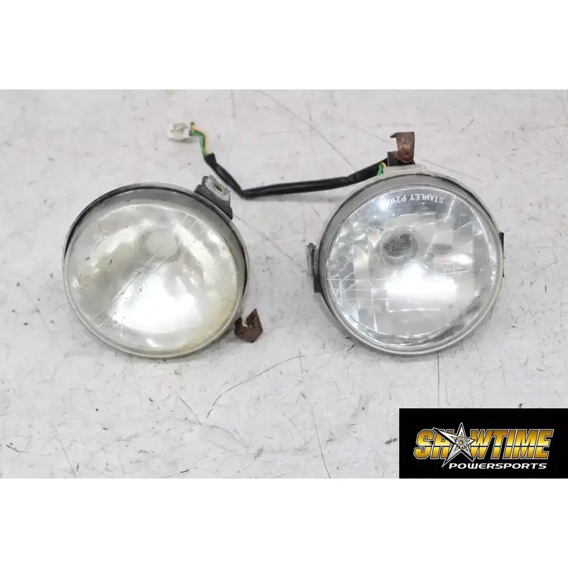 03 YAMAHA GRIZZLY 660 FRONT RIGHT LEFT HEAD LIGHTS LAMPS HEADLIGHT