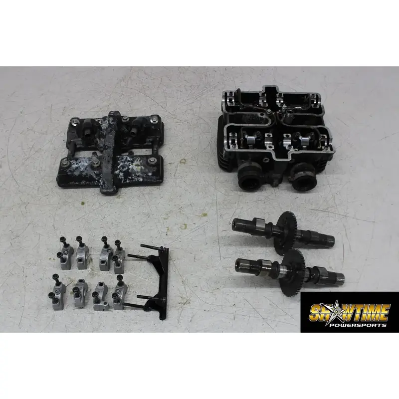88 KAWASAKI NINJA 500 EX500 ENGINE TOP END CYLINDER HEAD CAMS VALVES COVER