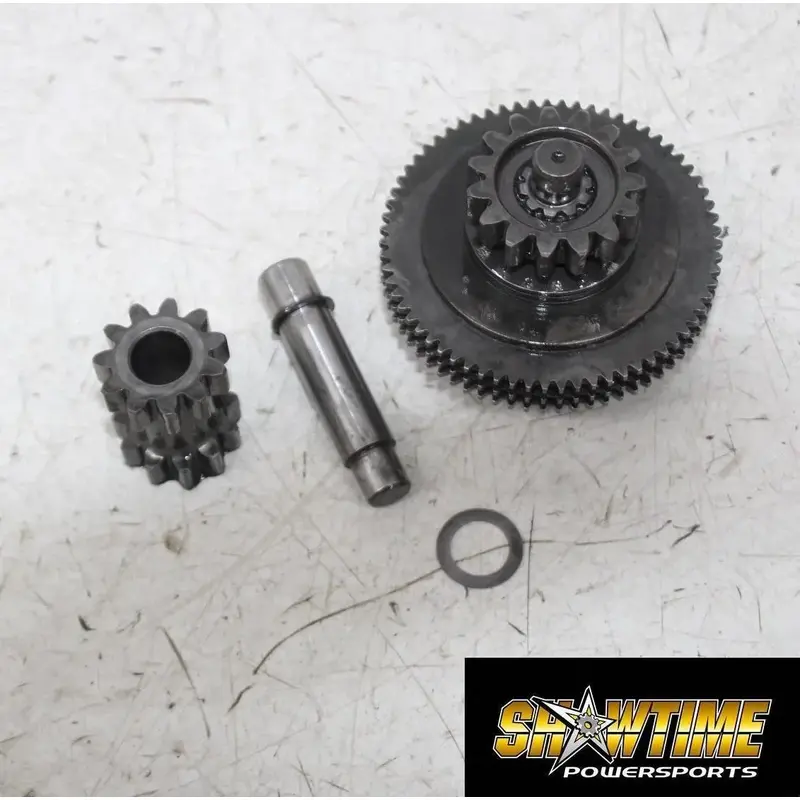09-14 SUZUKI QUADSPORT LTZ400 ENGINE MOTOR STARTING STARTER GEARS ASSEMBLY