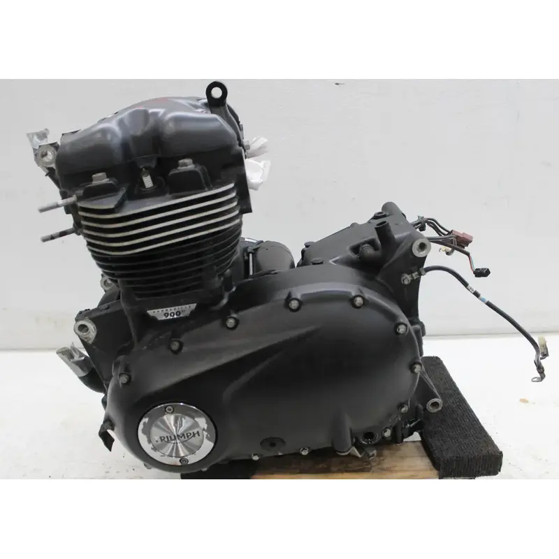 17 TRIUMPH STREET SCRAMBLER 900 ENGINE MOTOR CYLINDER HEAD CASES CRANK