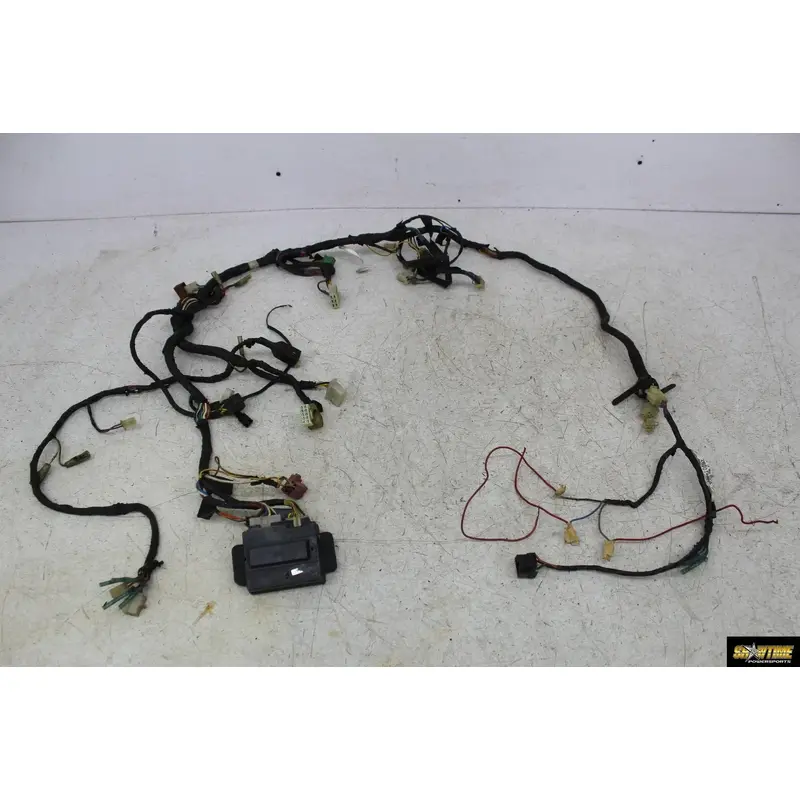 90-92 KAWASAKI NINJA ZX6C MAIN ENGINE WIRING HARNESS MOTOR WIRE LOOM (SEE DESCP)