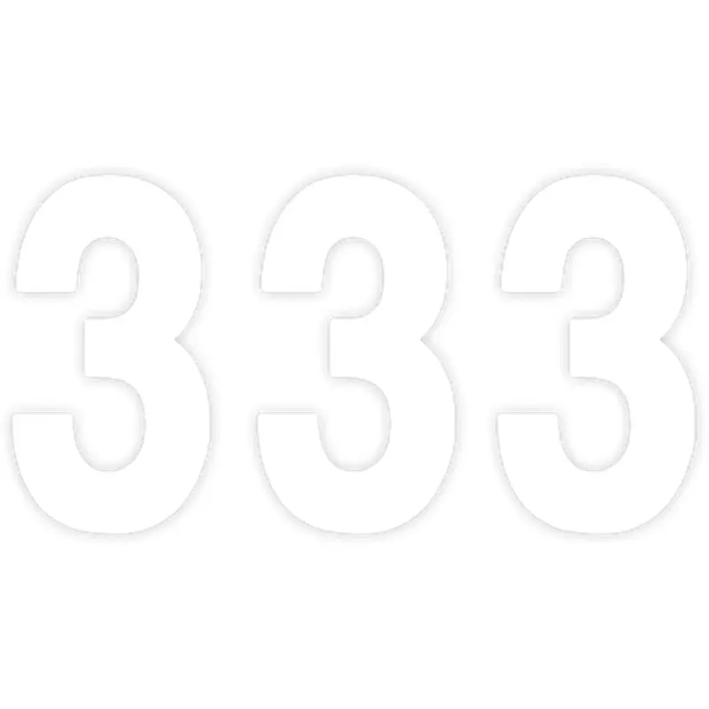 Factory effex Pro Number 3 - White - 7"