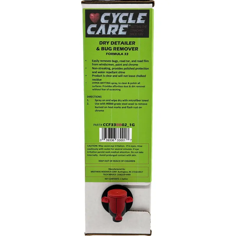 Cycle care formulas Formula 33 Spray & Wipe, Bug Remover, Detailer, & Polish