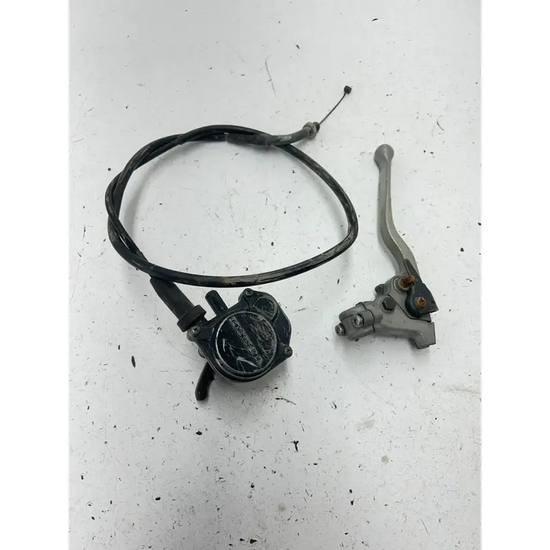 86 1986 Honda Fourtrax Trx 250 2x4 OEM STRAIGHT Thumb Throttle Mount Hand Brake