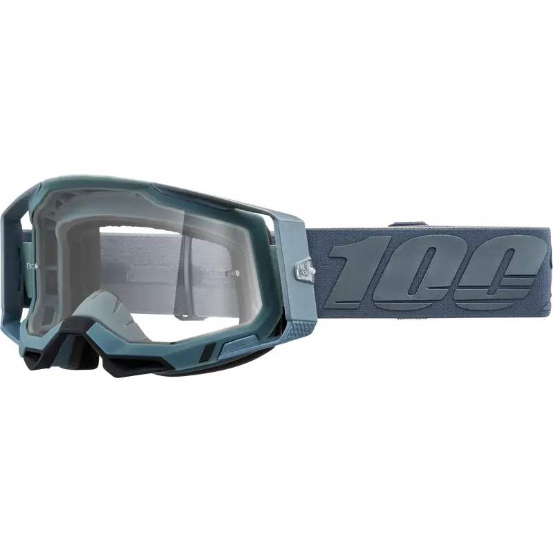 100% Racecraft Fits 2 Goggle - Battleship - Clear Lens 50009-00017