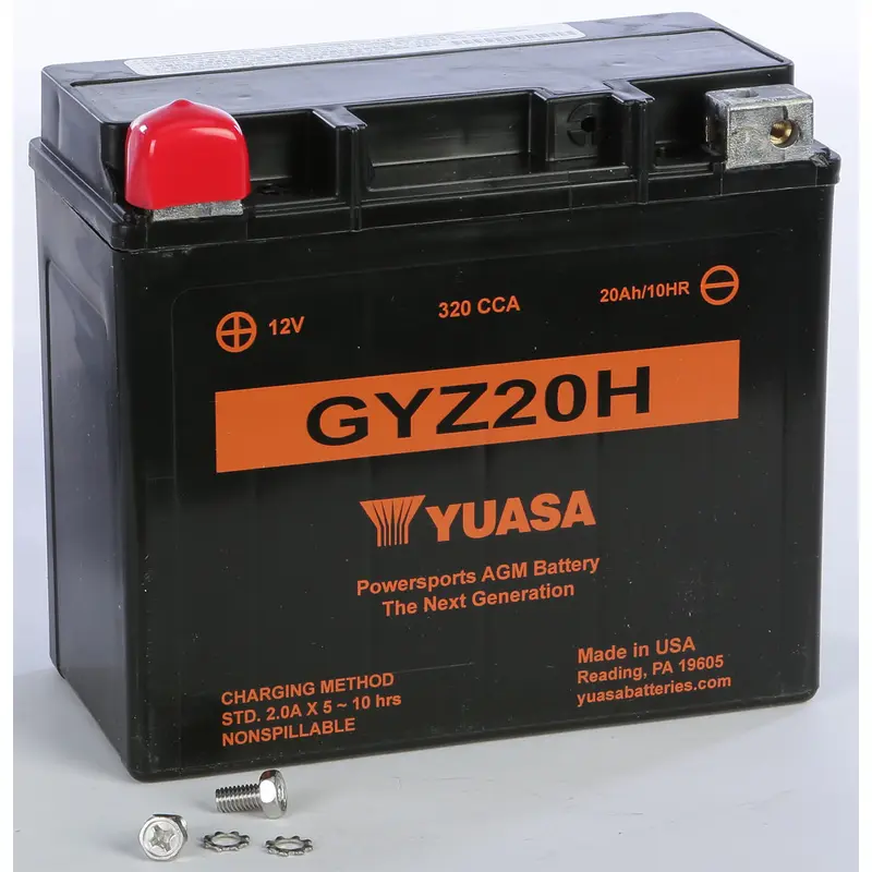 YUASA BATTERY GYZ20H SEALED FACTORY ACTIVATED