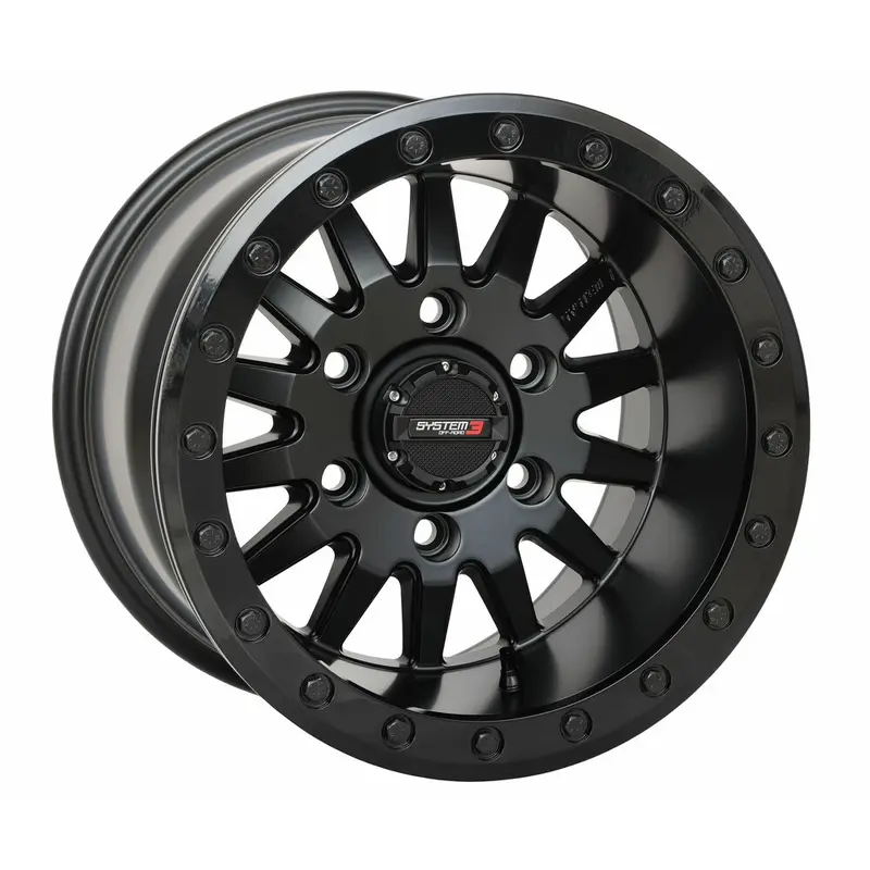 SYSTEM 3 SB8 WHEEL 15X10 5 5 (0MM) 6/5.5 MATTE BLACK