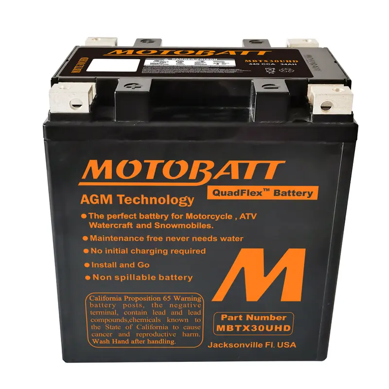 MOTOBATT BATTERY MBTX30U(HD) SEALED FACTORY ACTIVATED