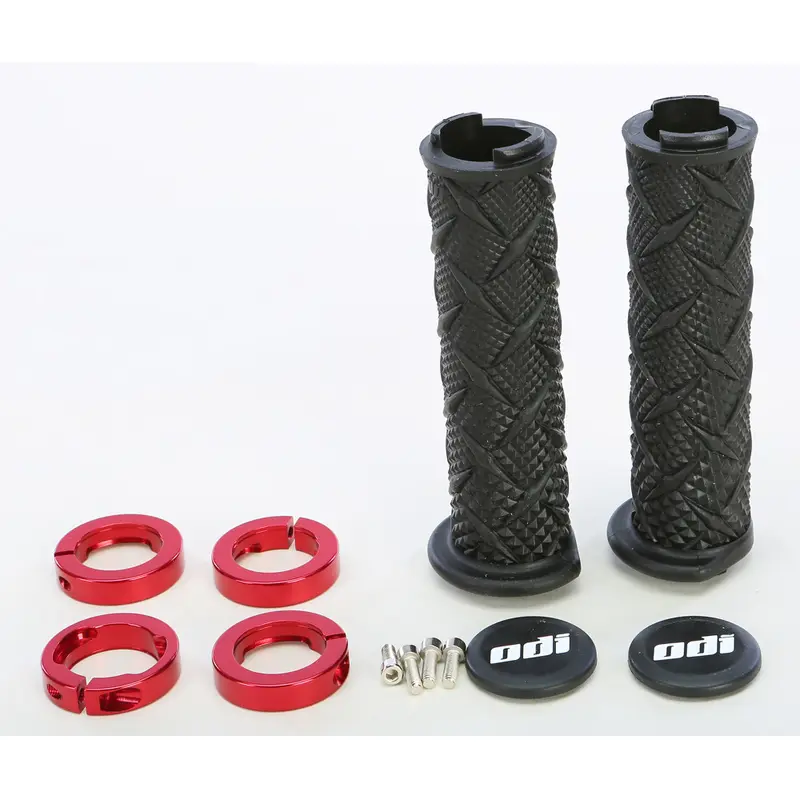 ODI ATV X-TREME LOCKON GRIP BLACK/RED