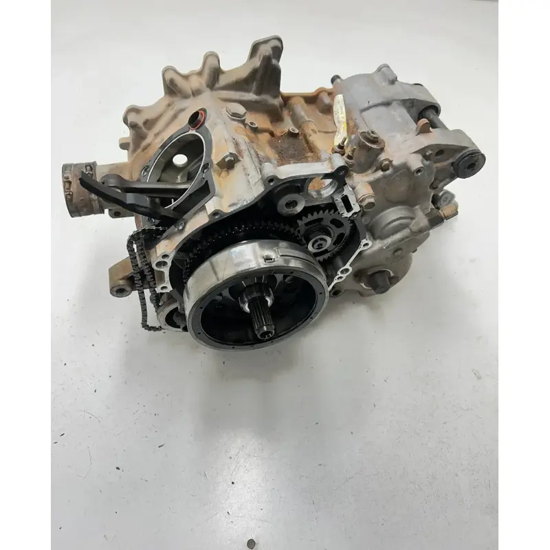 04 2004 Yamaha Bruin 350 YFM350 2X4 OEM Engine Motor Bottom End Crankcase Cases