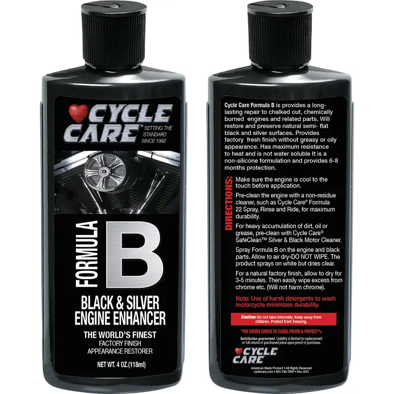 Cycle care formulas Formula B Black/Silver Engine Enhancer