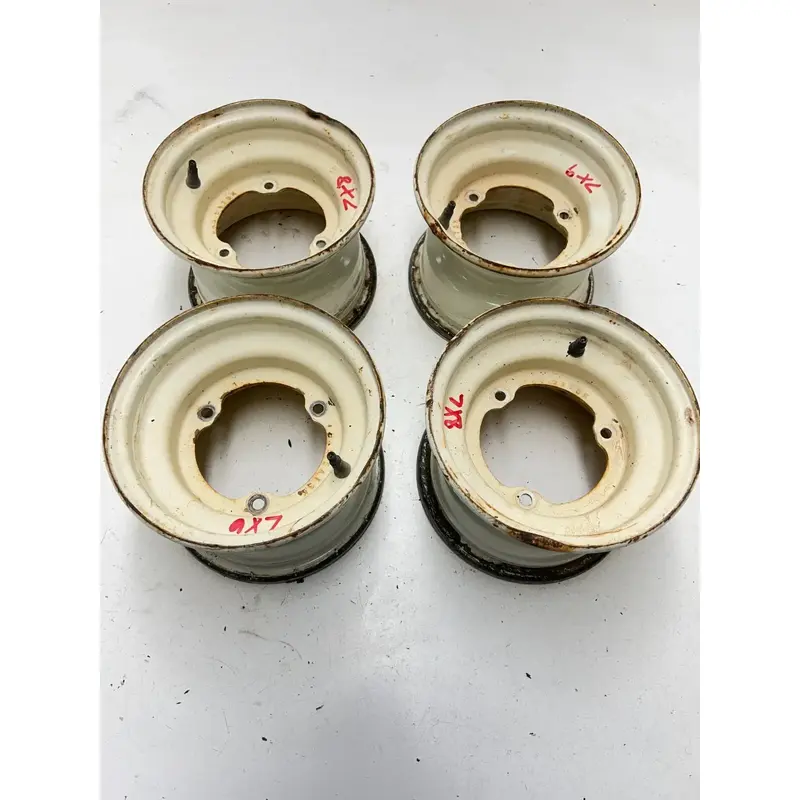 2000 Suzuki Quad Sport LT80 Lt 80 2x4 OEM STRAIGHT Front Rear Wheel Rim 8x5.5
