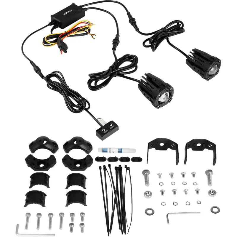 XK GLOW DUAL LED DRIVING LIGHT 2IN WHITE/AMBER