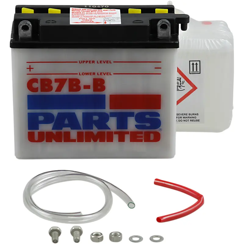 Parts unlimited Battery - YB7B-B 1999-2004 Yamaha TTR225 / 2005-2005 Yamaha TT-R 225