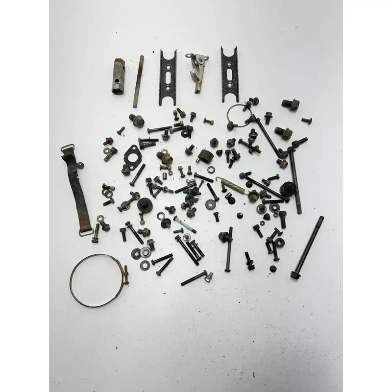 2007 07 Yamaha Grizzly 80 YFM80 OEM LOT Bolt Nut Tank Strap Seat Latch