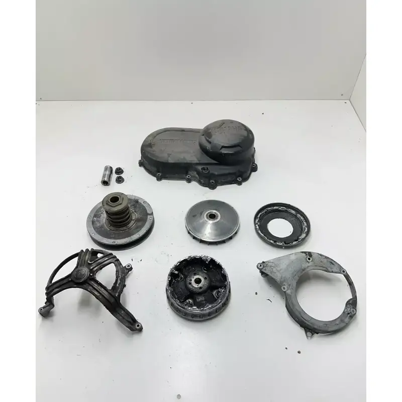 03 2003 Yamaha Kodiak 450 YFM 4x4 OEM LOT Clutch Cover Guard Case Shield Mount